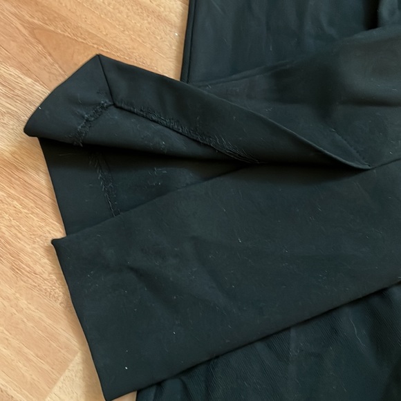 Zara - Black slim trouser, bootcut, split hem - Picture 2 of 5